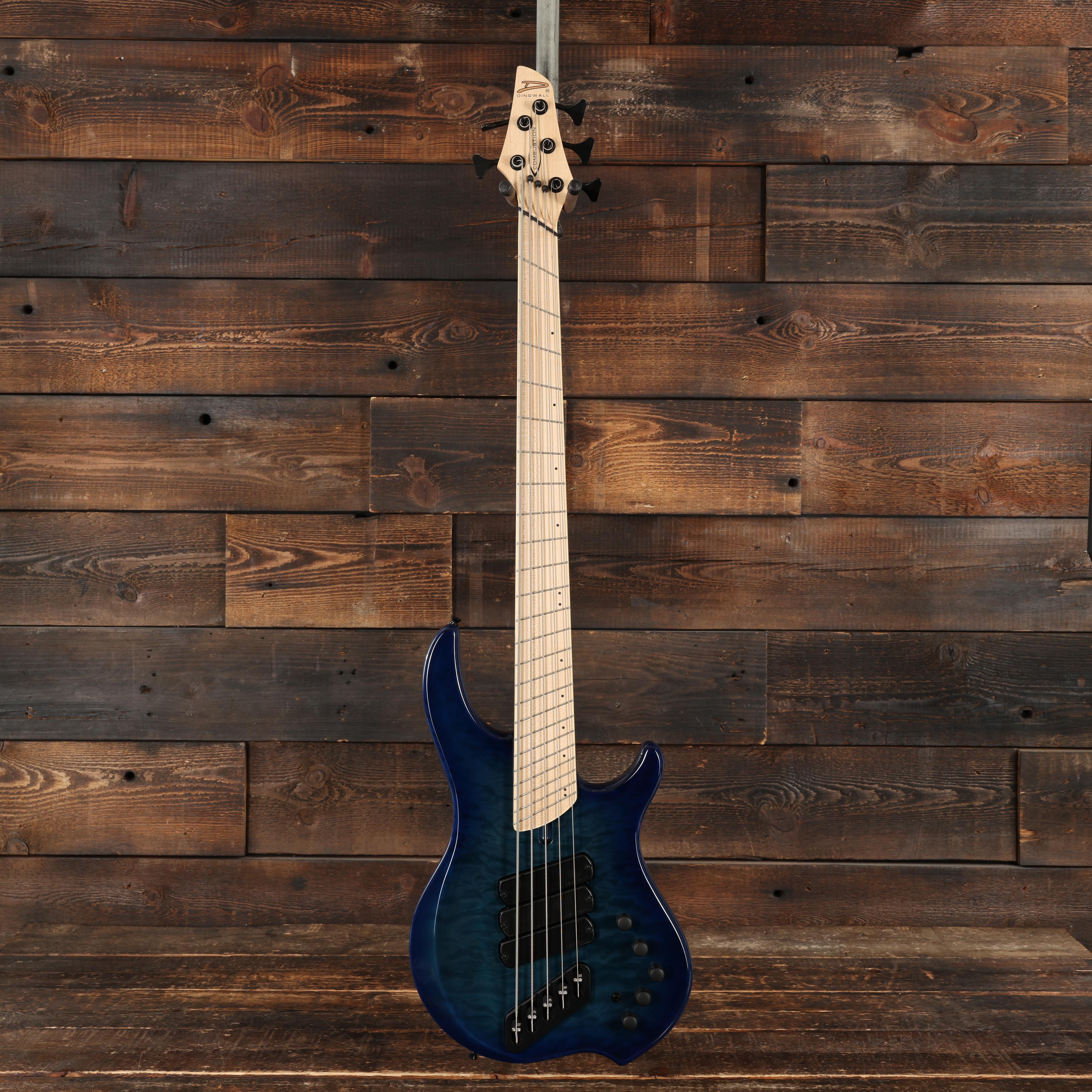 Dingwall Combustion 5-String Bass Guitar in Indigo Burst with